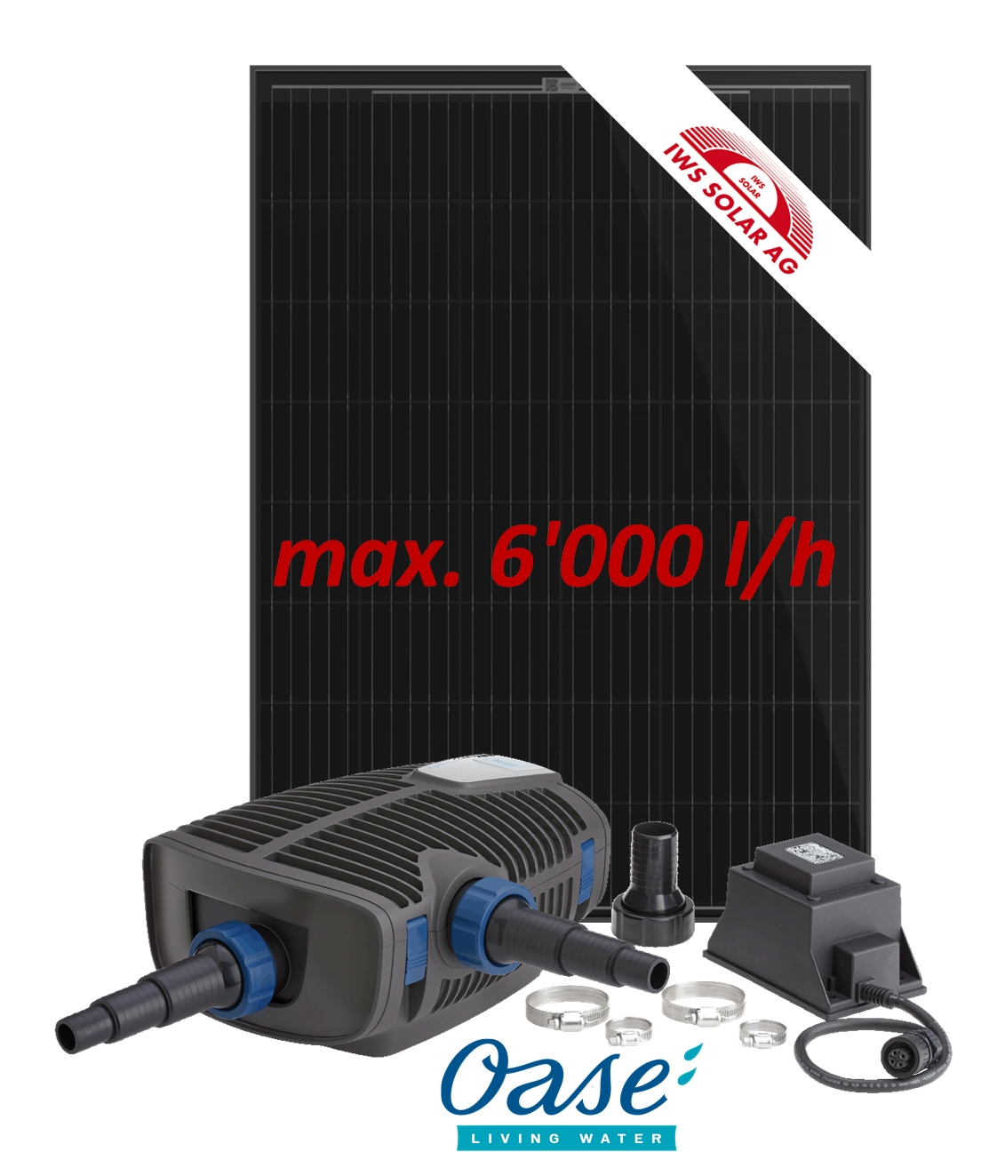 SolarpumpenSet Eco Premium 6000 mit HochleistungsSolarmodul